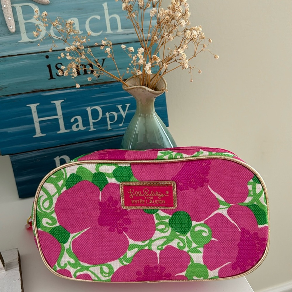 Lilly Pulitzer for Estee Lauder make up pouch